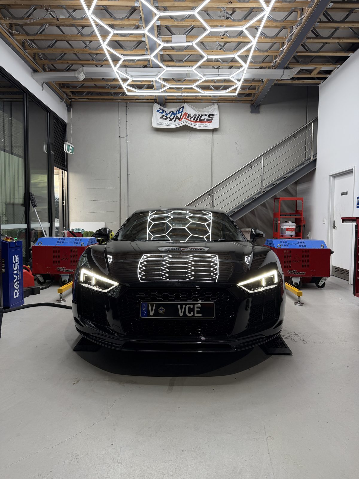 Audi R8 in the workshop at South Side Tuning