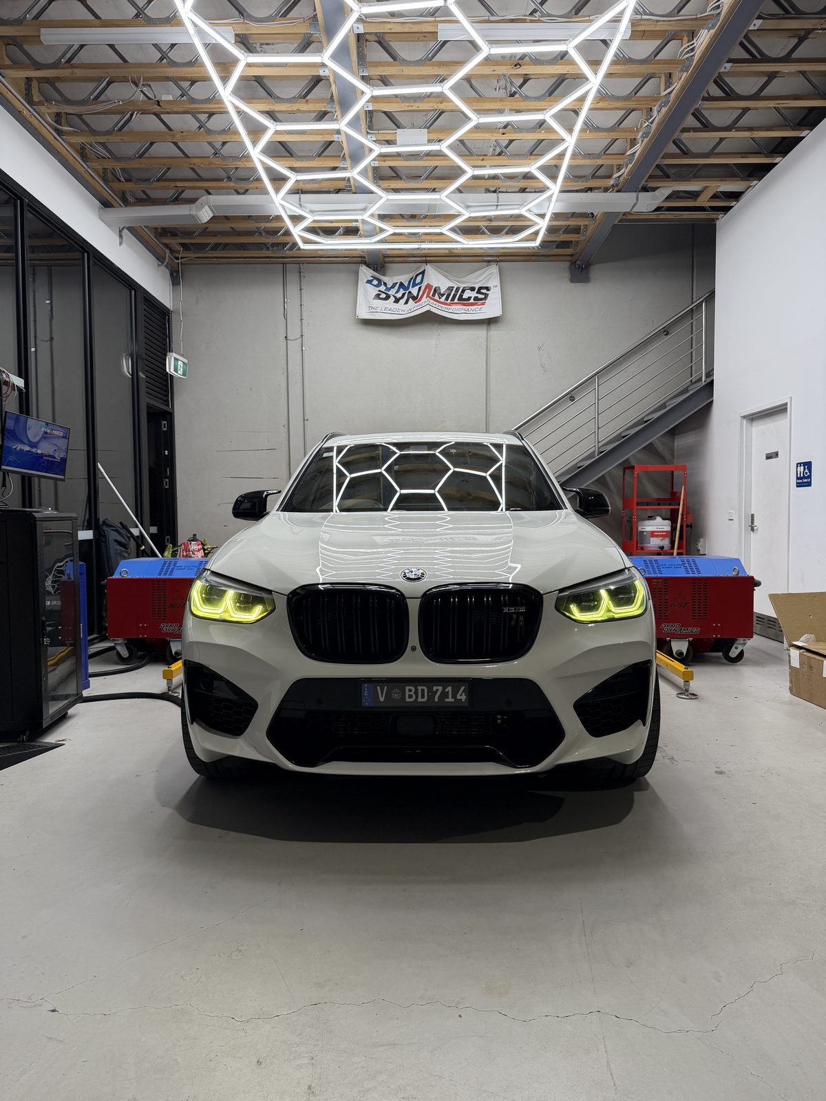 BMW X3 M on the dyno at South Side Tuning